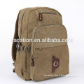 old style custom canvas backpack